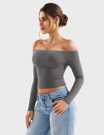 Vaeryn Luzlie Off Shoulder Top