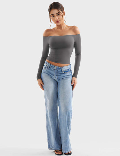 Vaeryn Luzlie Off Shoulder Top