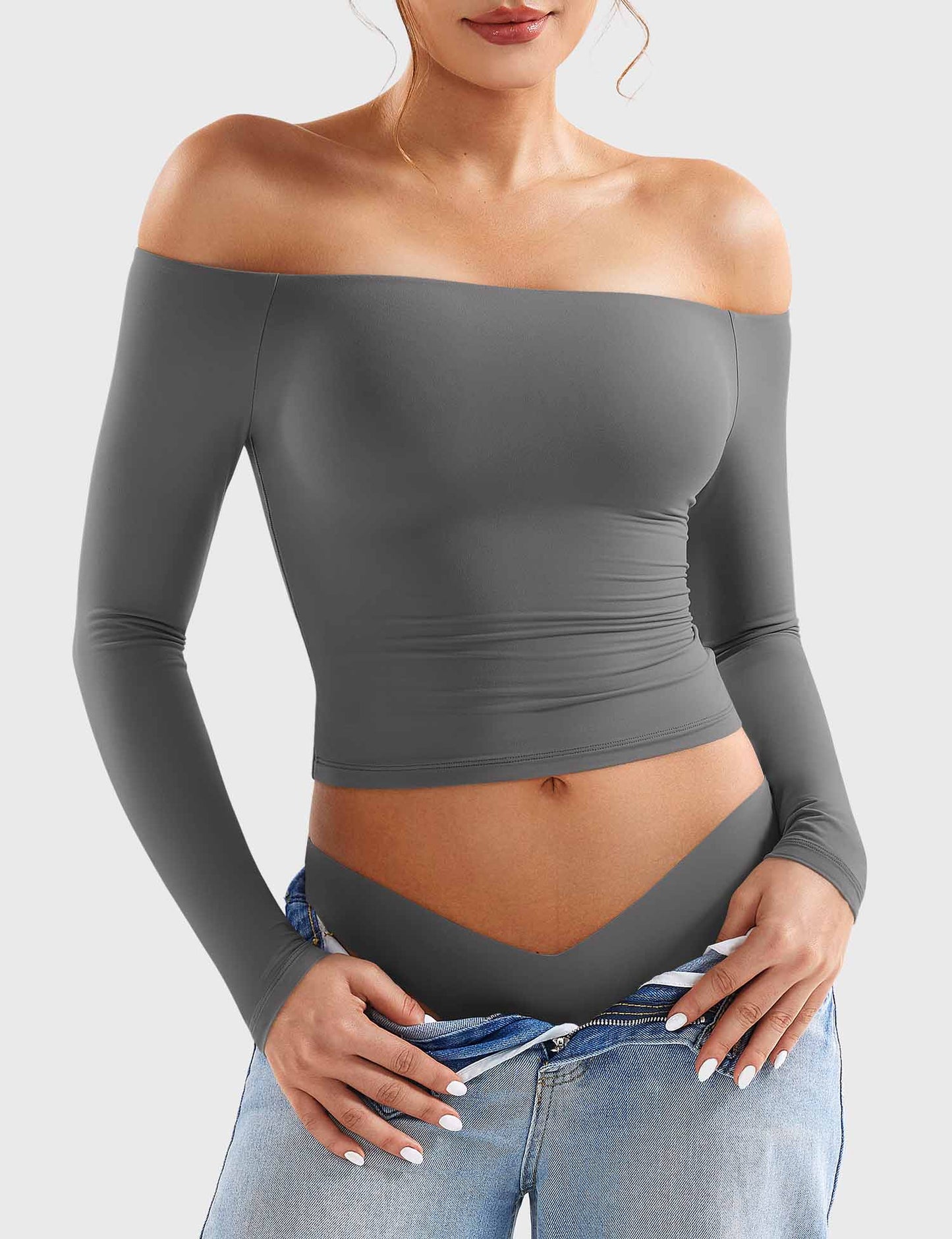 Vaeryn Luzlie Off Shoulder Top