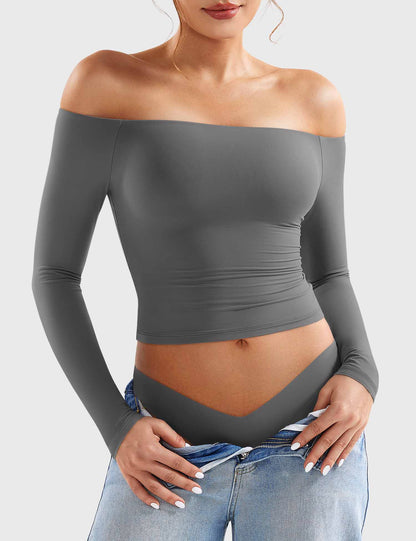 Vaeryn Luzlie Off Shoulder Top