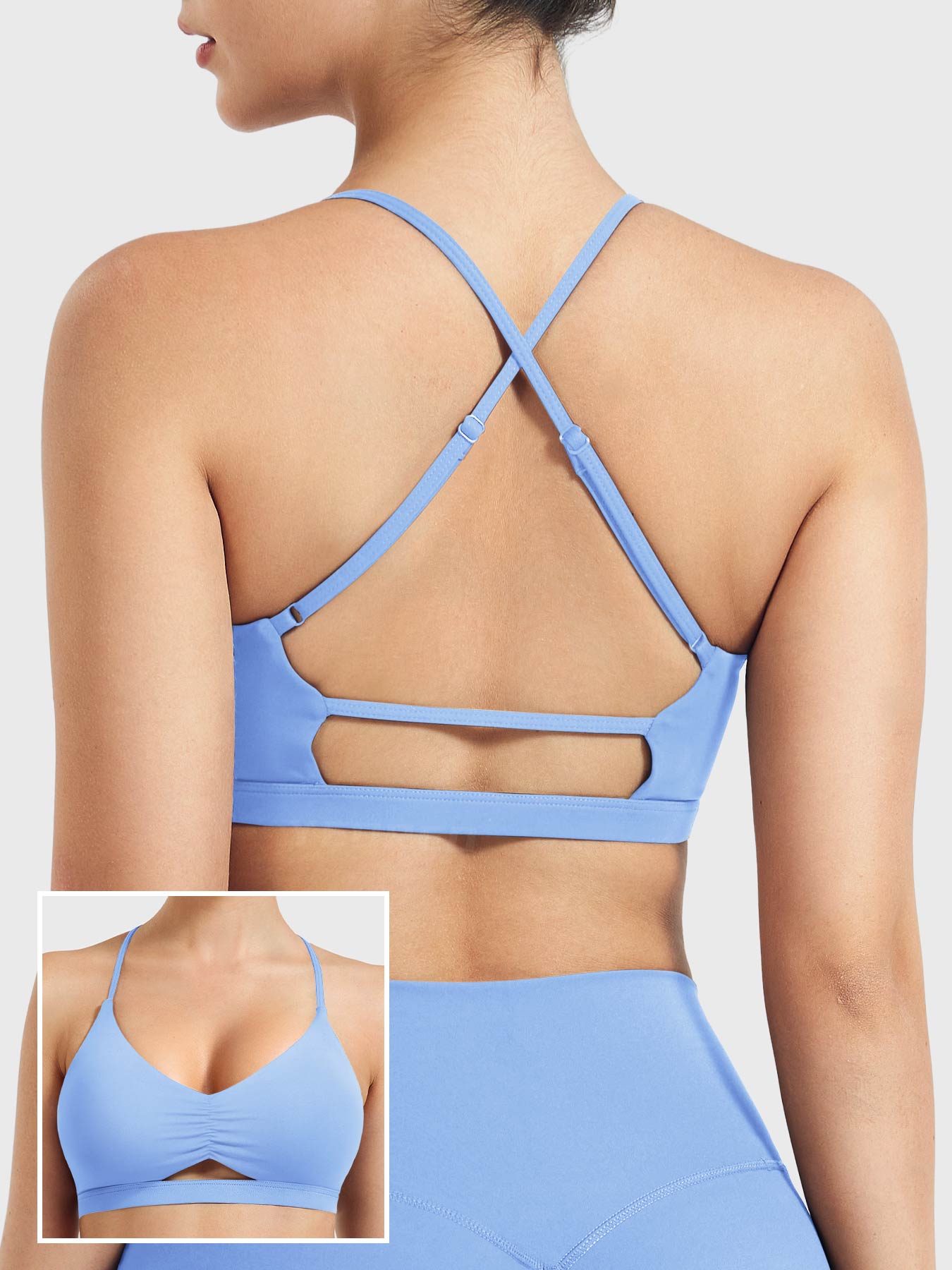 Yeoreo Chilene Criss Cross Back Sports Bra