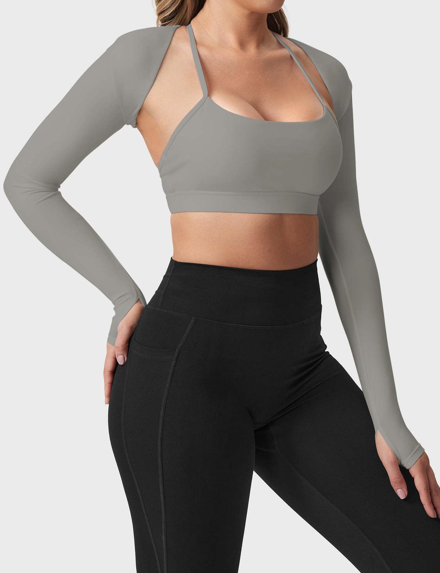Vaeryn Mini Long Sleeve Bolero Shrug