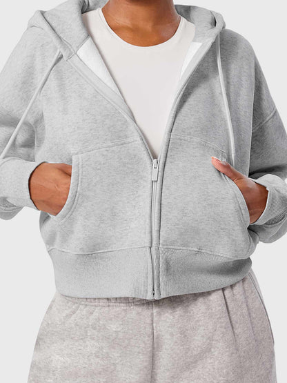 Vaeryn Katrine Zip Up Fleece Hoodies