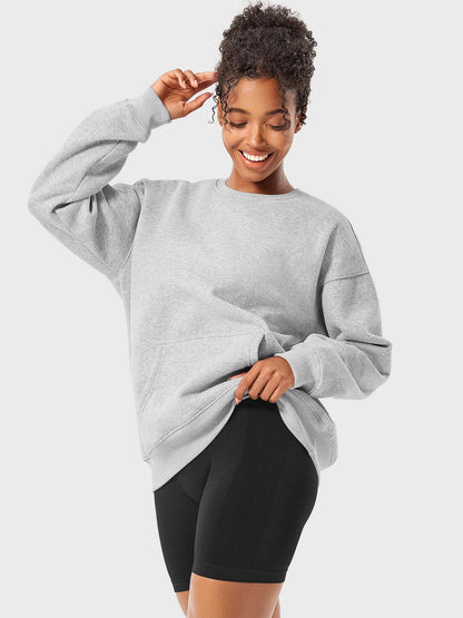 Vaeryn Jocely Oversized Fleece Sweatshirts