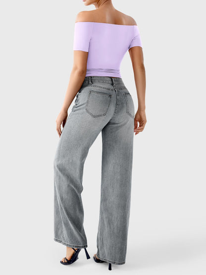 Vaeryn Luzlie Off Shoulder Short Sleeves