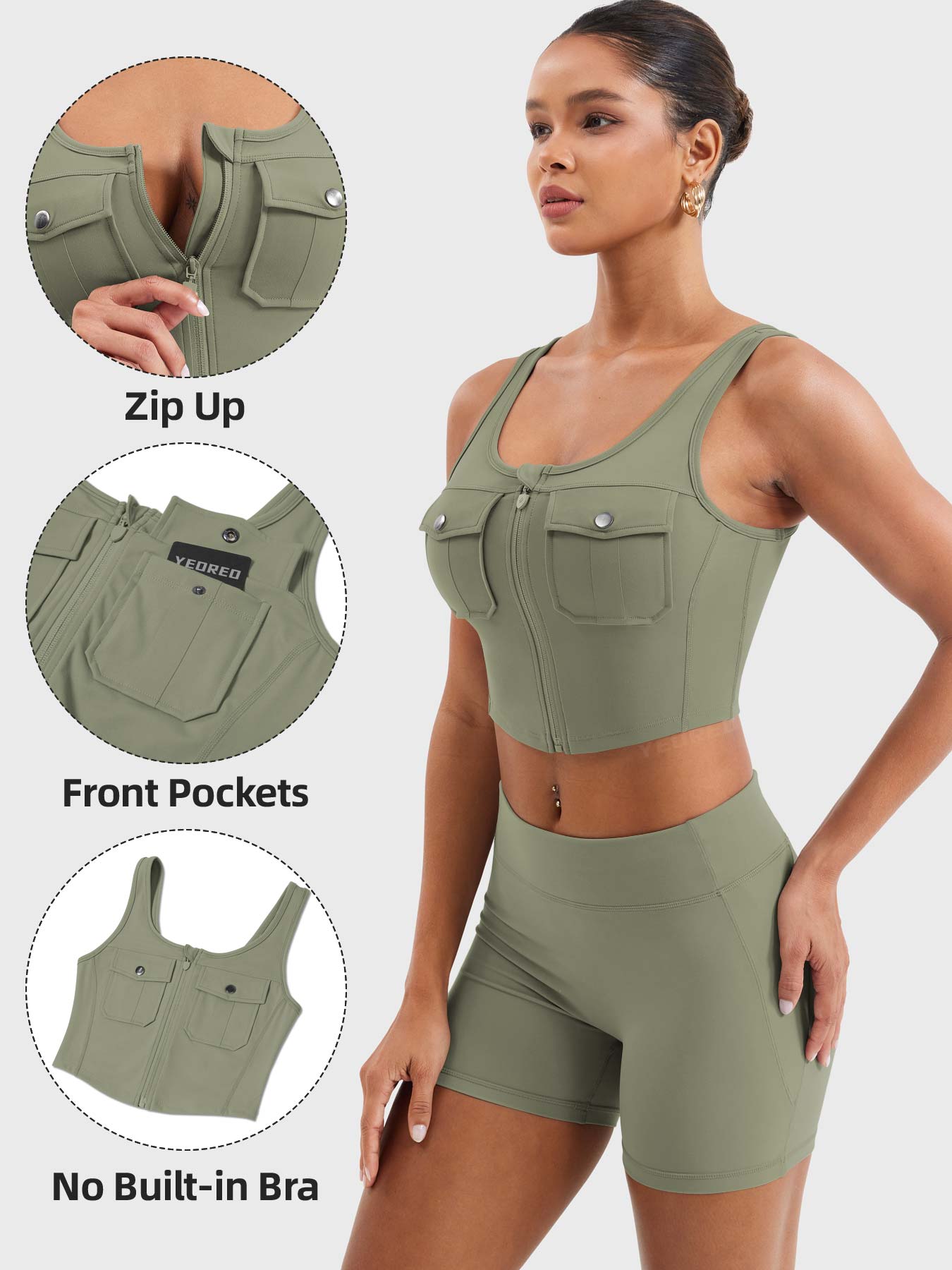 Vaeryn Yvetty CoreFlex Crop Tank