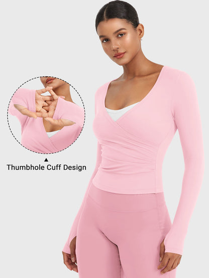 Vaeryn Minniy V Neck Long Sleeve Top