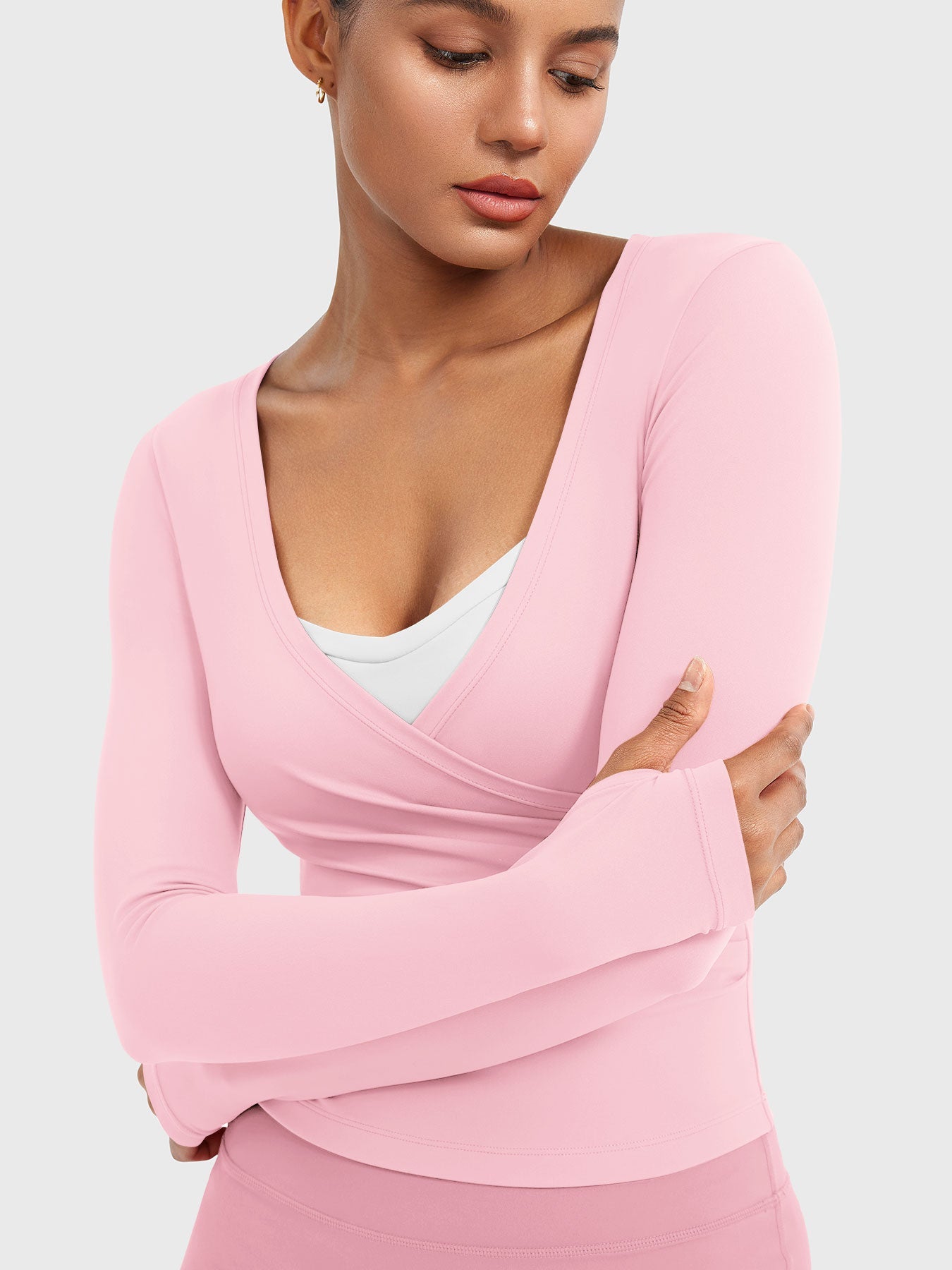 Vaeryn Minniy V Neck Long Sleeve Top