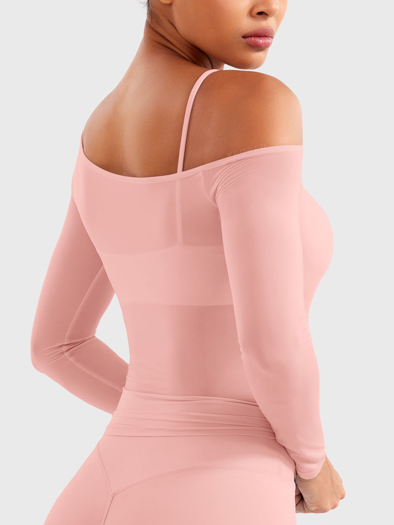 Yeoreo Fairen One Shoulder Sheer Top