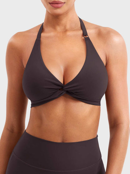 Vaeryn Melisy Halter Sports Bra