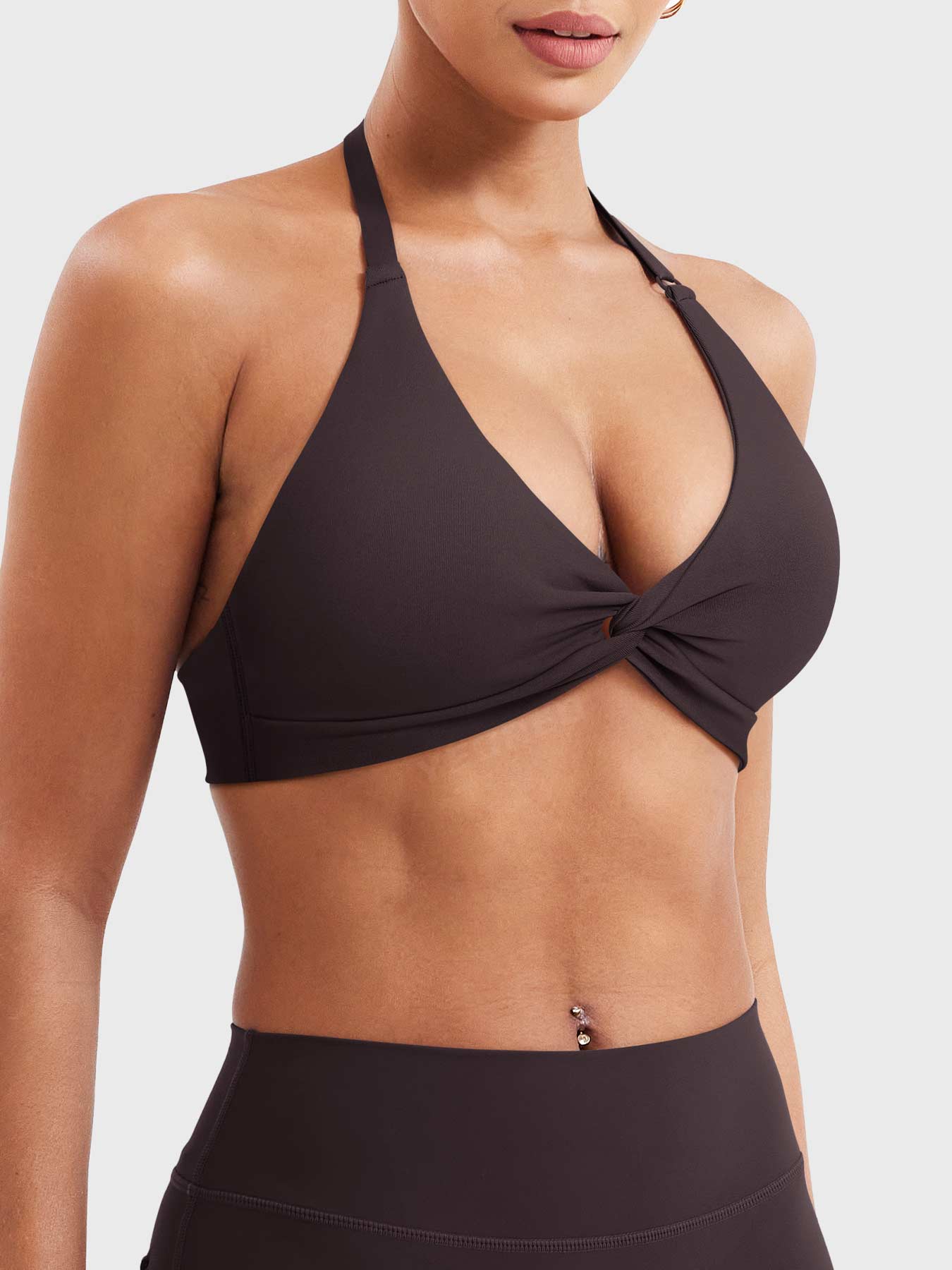 Vaeryn Melisy Halter Sports Bra