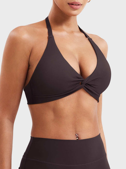 Vaeryn Melisy Halter Sports Bra
