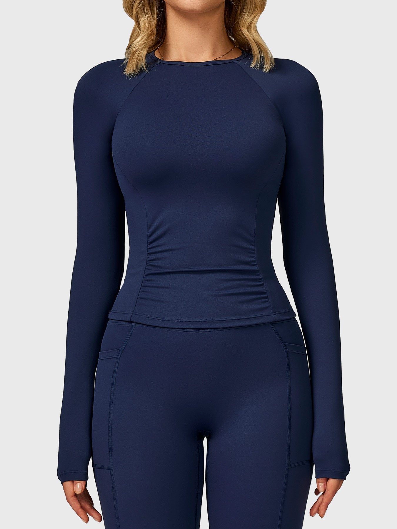 Vaeryn Lesley Sculpted Long Sleeves Top