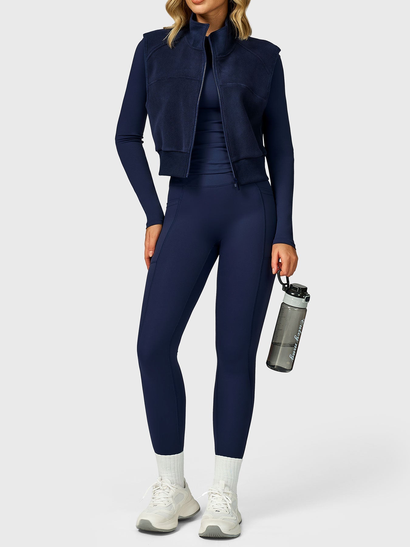 Yeoreo Eden Cropped Fleece Vest