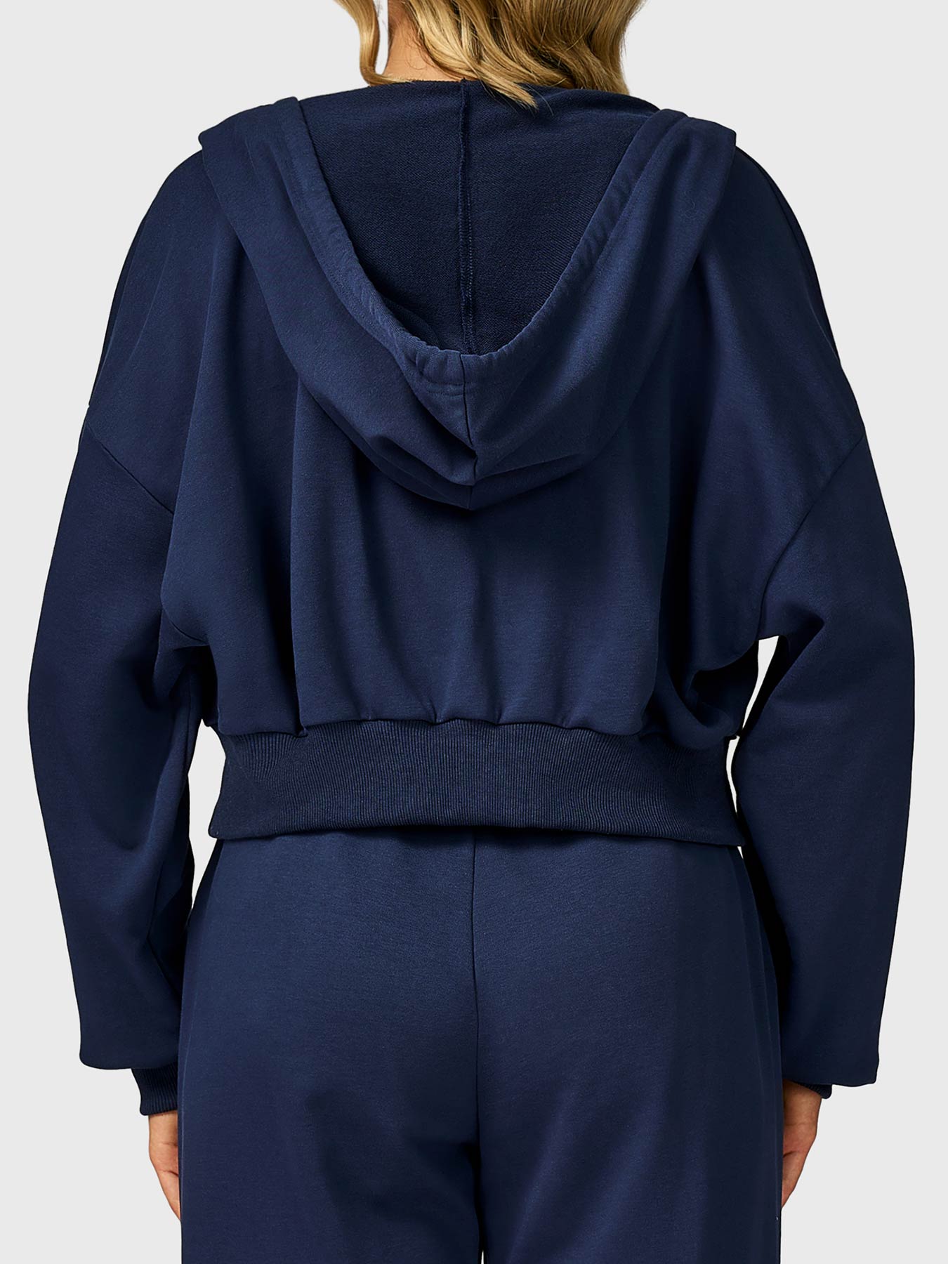 Vaeryn Sabrina Cropped Zip Hoodies