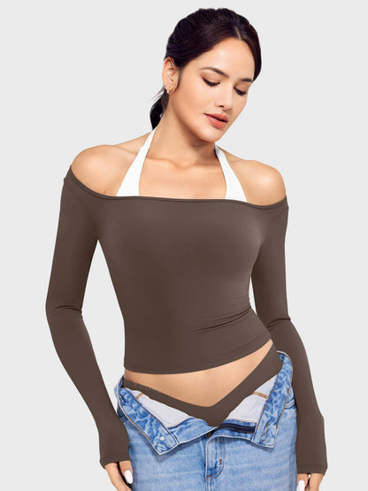 Yeoreo Arleney Square Neck Long Sleeve