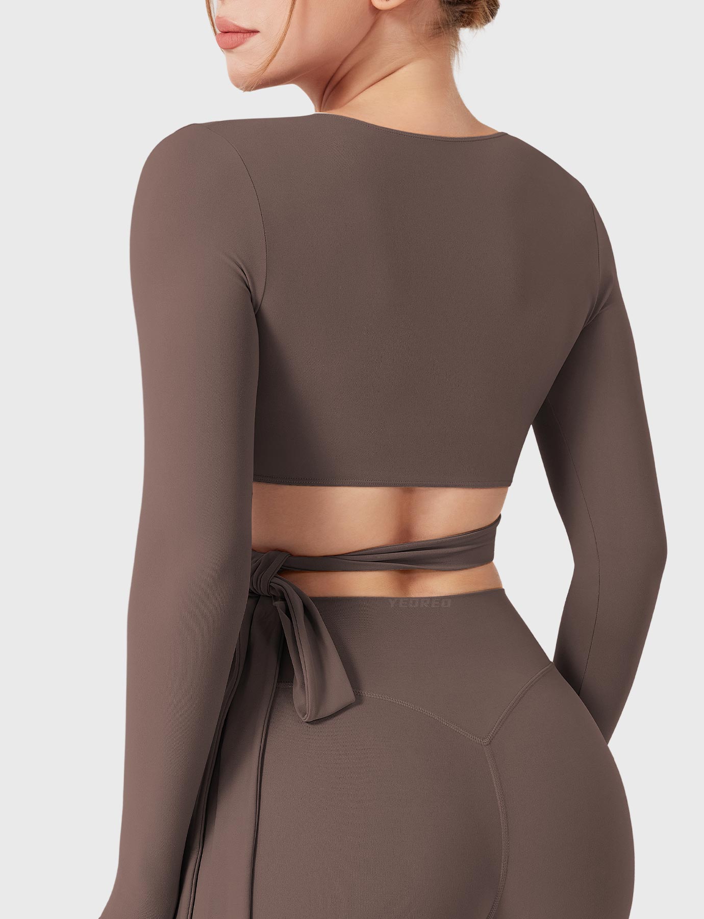 Yeoreo Dagney Long Sleeve Ballet Wrap Top