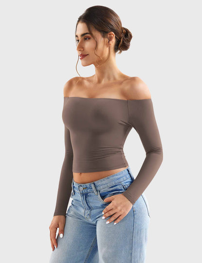 Vaeryn Luzlie Off Shoulder Top