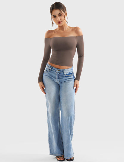 Vaeryn Luzlie Off Shoulder Top