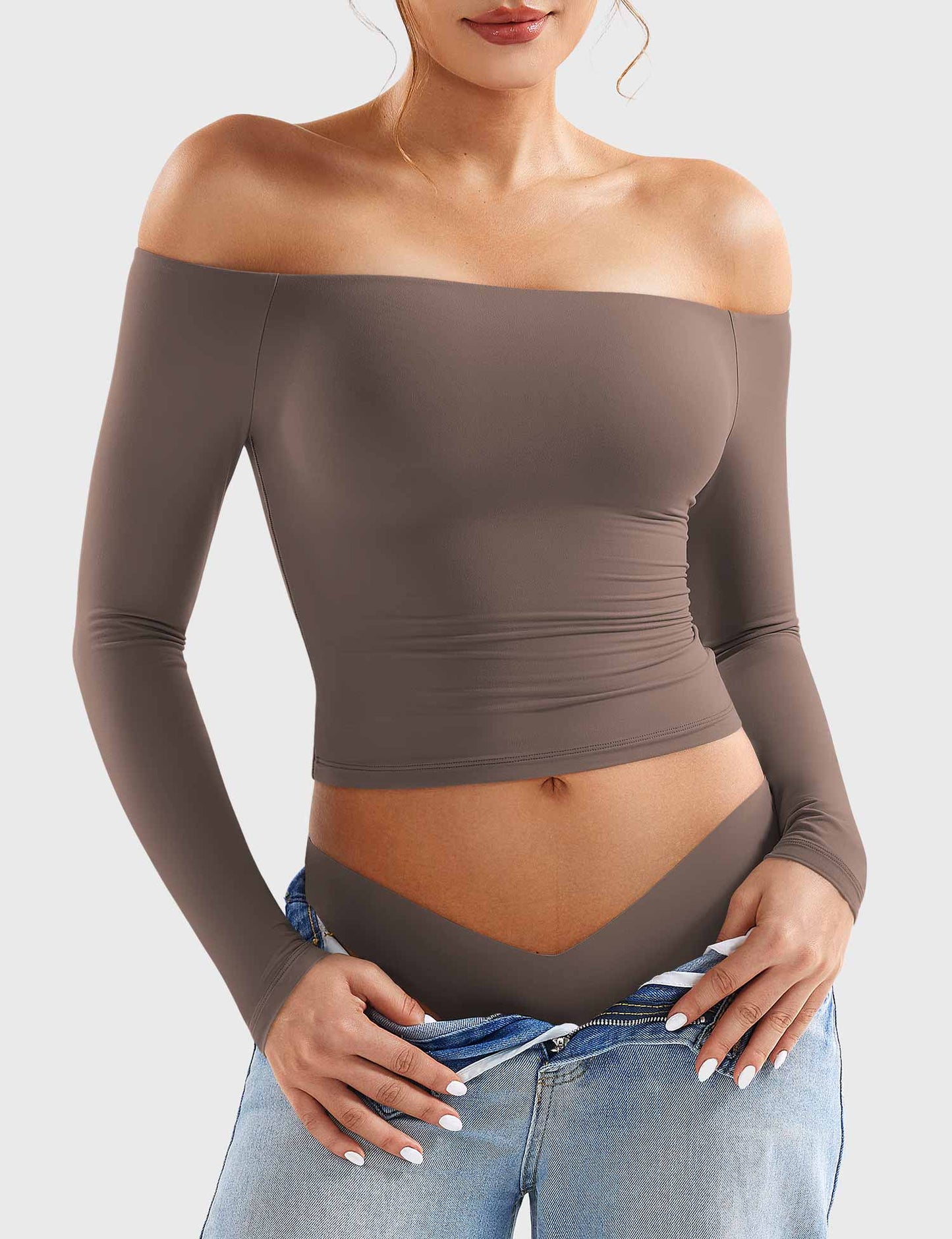 Vaeryn Luzlie Off Shoulder Top
