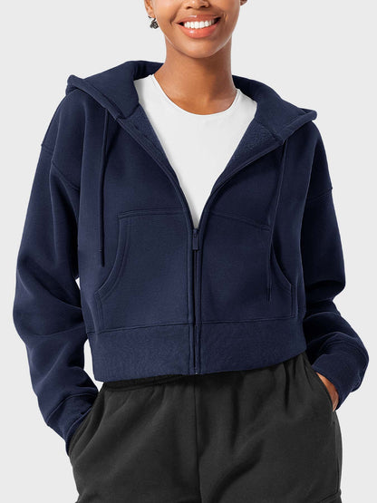 Vaeryn Katrine Zip Up Fleece Hoodies