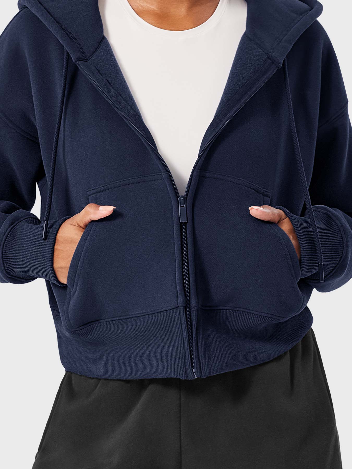 Vaeryn Katrine Zip Up Fleece Hoodies