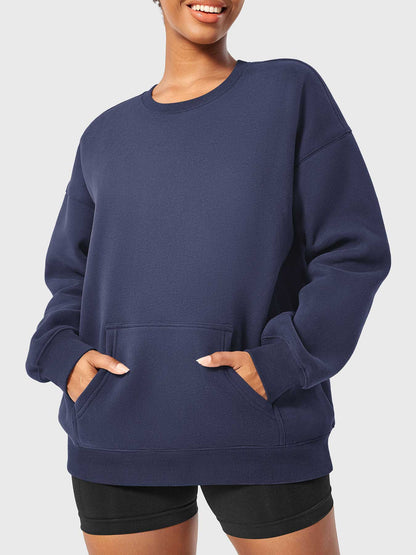 Vaeryn Jocely Oversized Fleece Sweatshirts