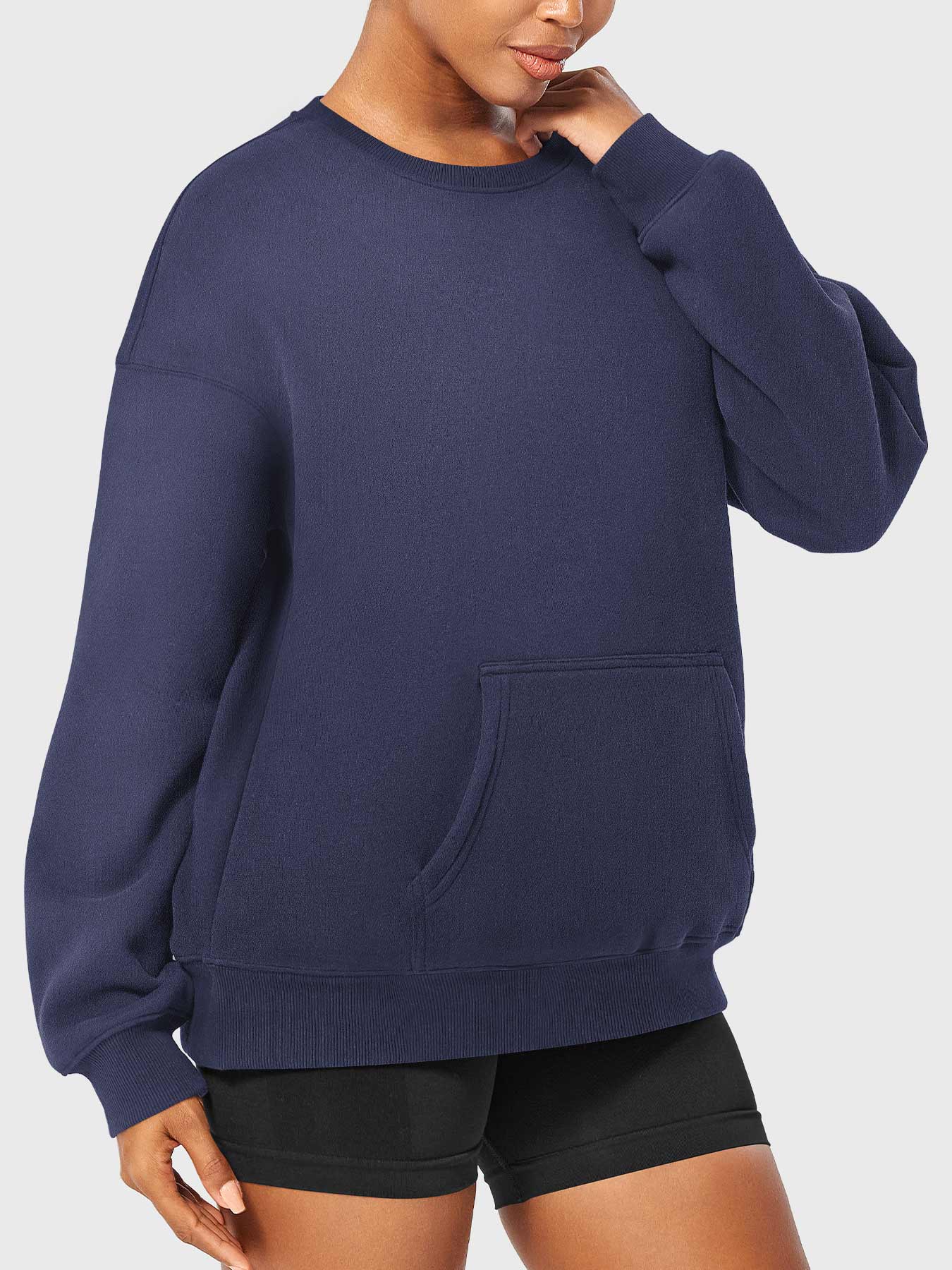 Vaeryn Jocely Oversized Fleece Sweatshirts