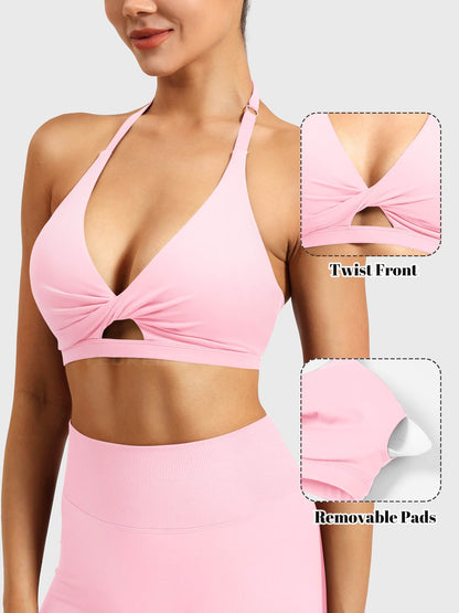 Vaeryn Micaela Twist Front Sports Bra