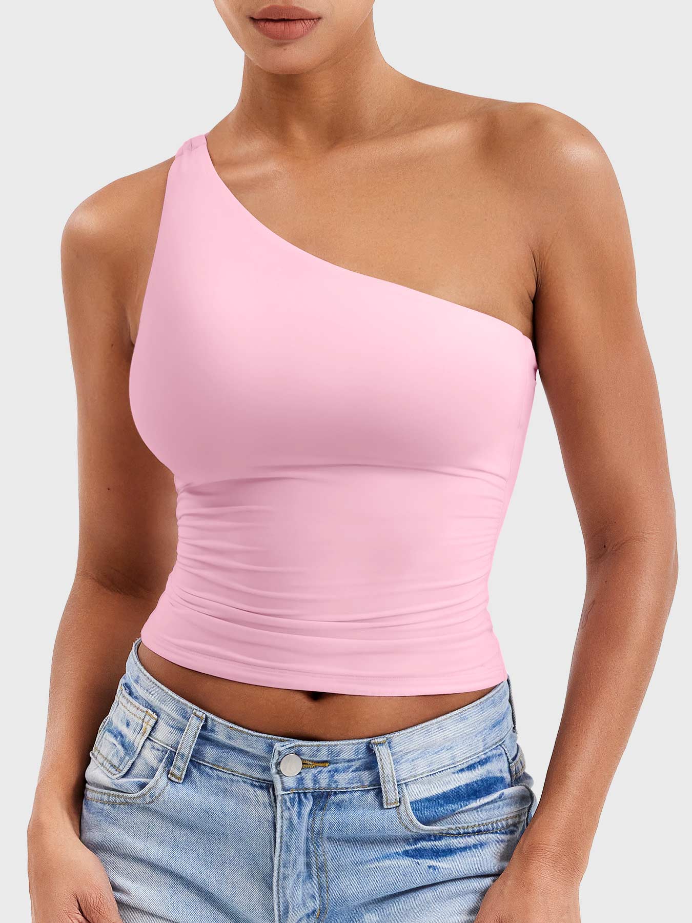 Yeoreo Fanciy One Shoulder Tank Top