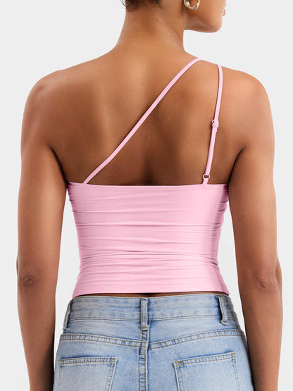 Yeoreo Fanciy One Shoulder Tank Top