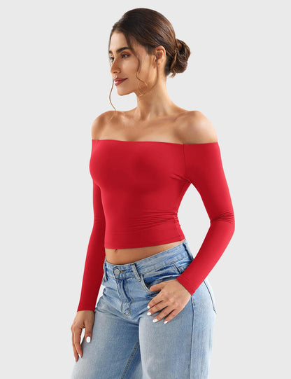 Vaeryn Luzlie Off Shoulder Top