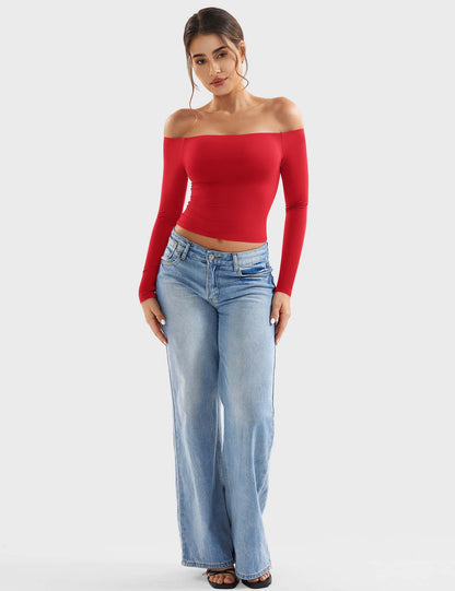 Vaeryn Luzlie Off Shoulder Top
