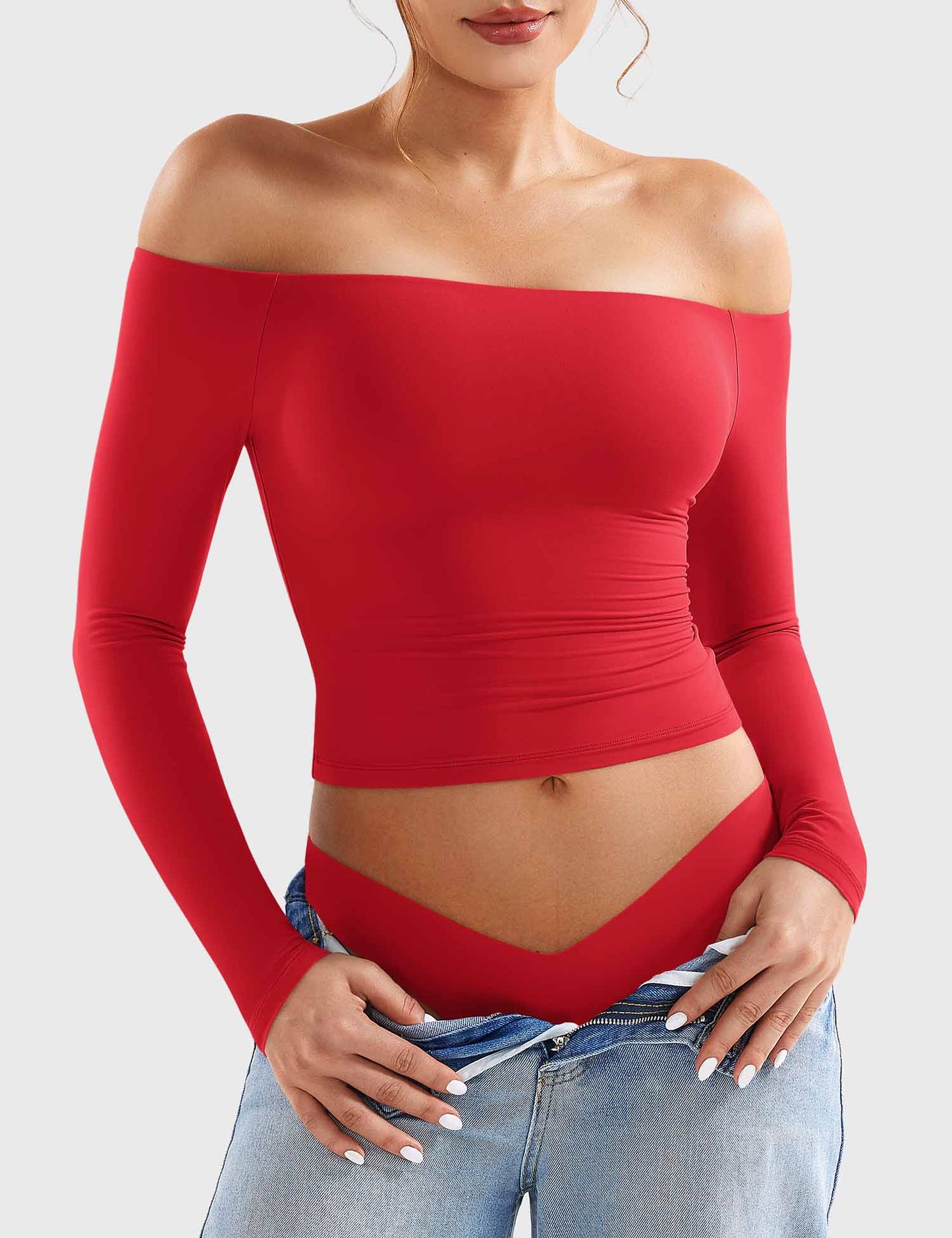 Vaeryn Luzlie Off Shoulder Top