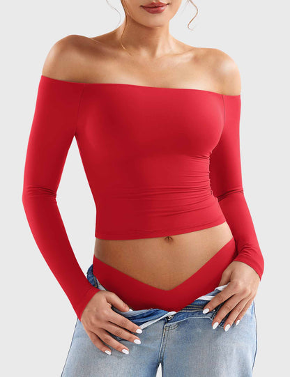 Vaeryn Luzlie Off Shoulder Top