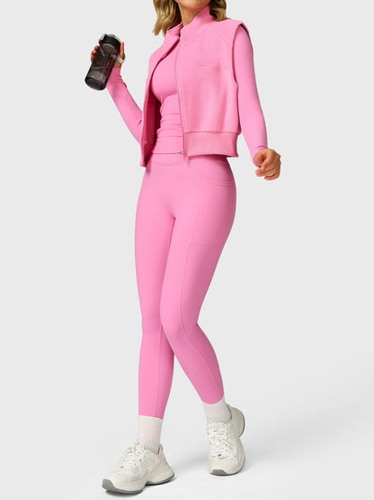 Yeoreo Eden Cropped Fleece Vest