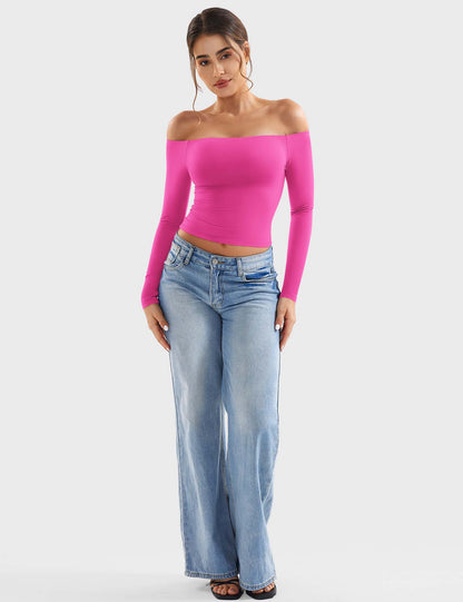 Vaeryn Luzlie Off Shoulder Top