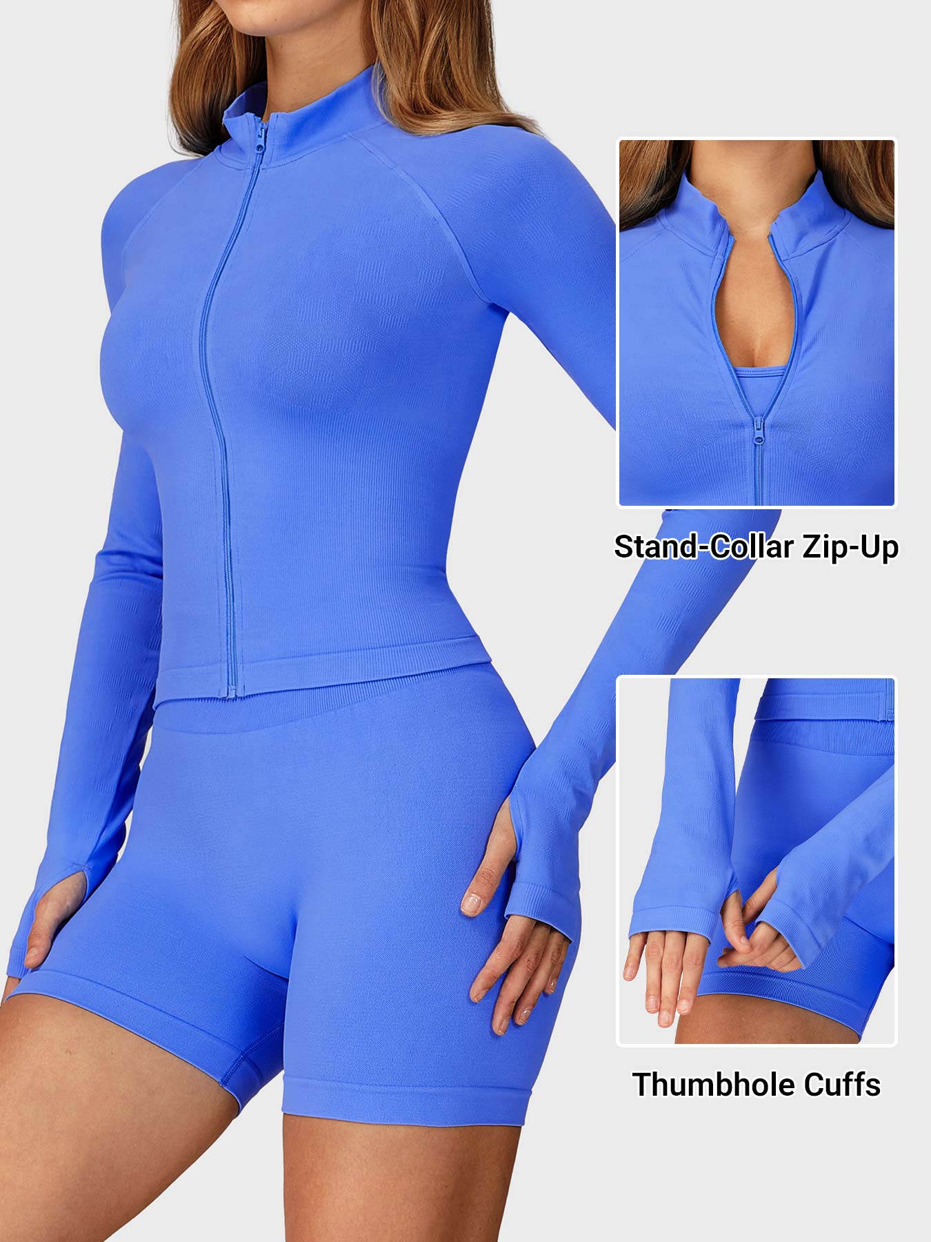 Yeoreo Alina Seamless Zip Up Jacket
