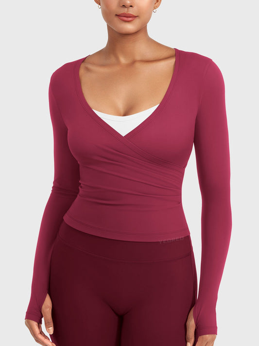 Vaeryn Minniy V Neck Long Sleeve Top