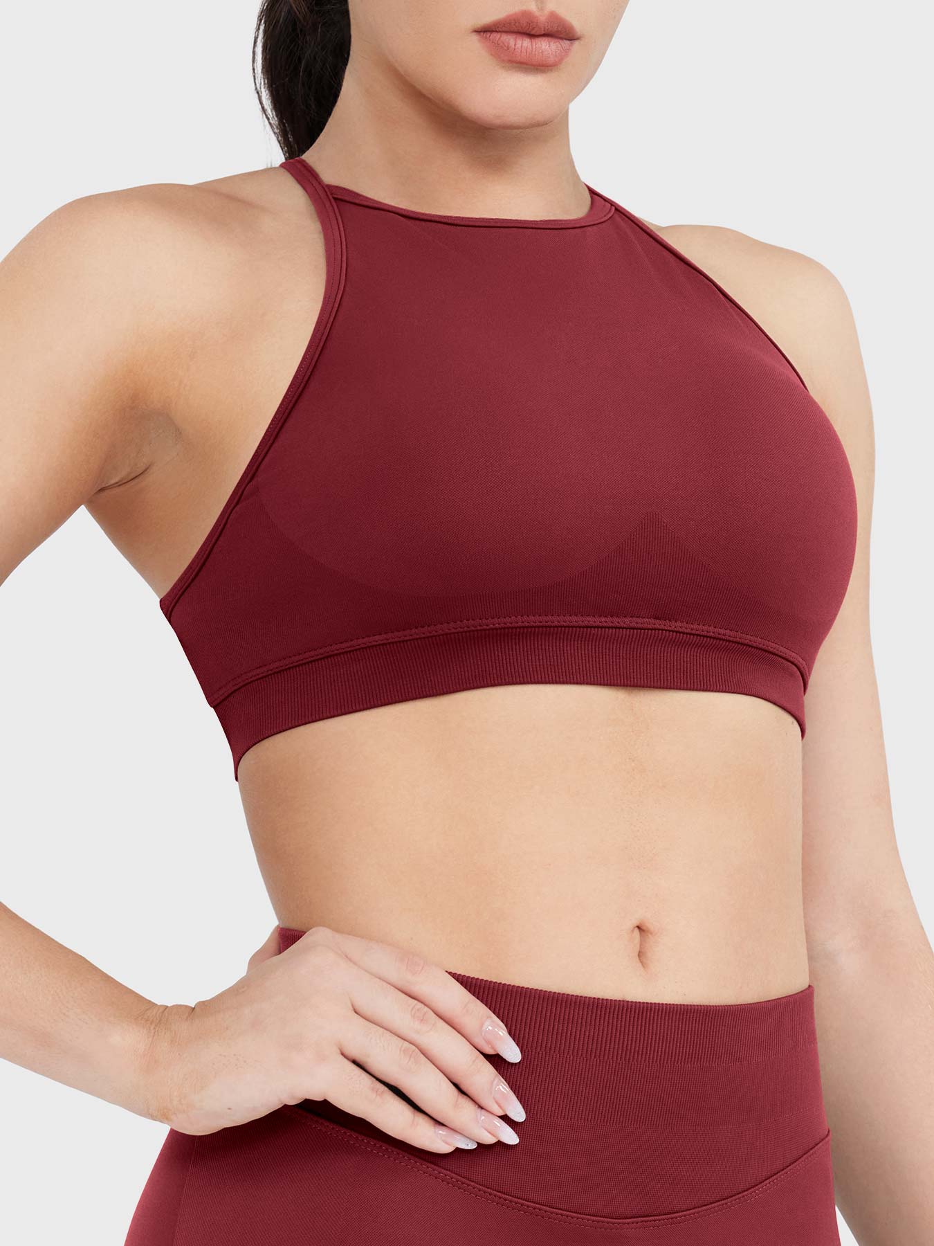 Yeoreo Acuffny High Neck Backless Sports Bra