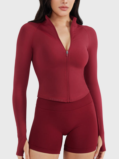 Vaeryn Seamless Zip Up Gym Jacket