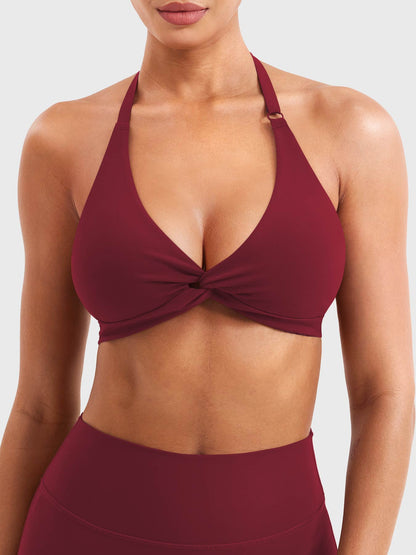 Vaeryn Melisy Halter Sports Bra