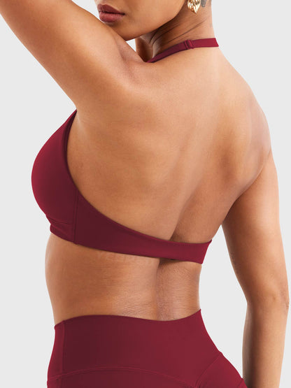 Vaeryn Melisy Halter Sports Bra