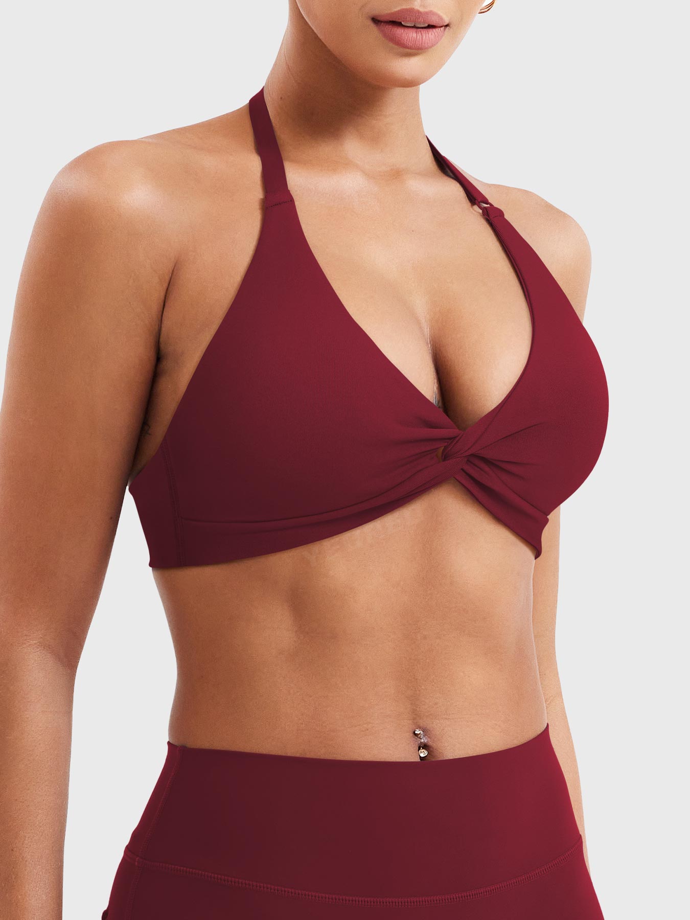 Vaeryn Melisy Halter Sports Bra