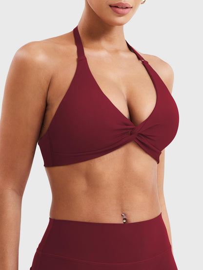 Vaeryn Melisy Halter Sports Bra