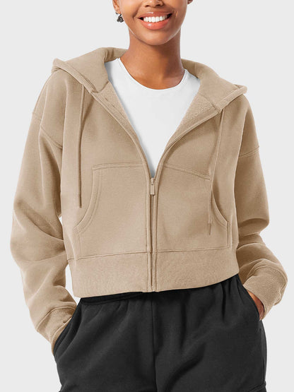 Vaeryn Katrine Zip Up Fleece Hoodies