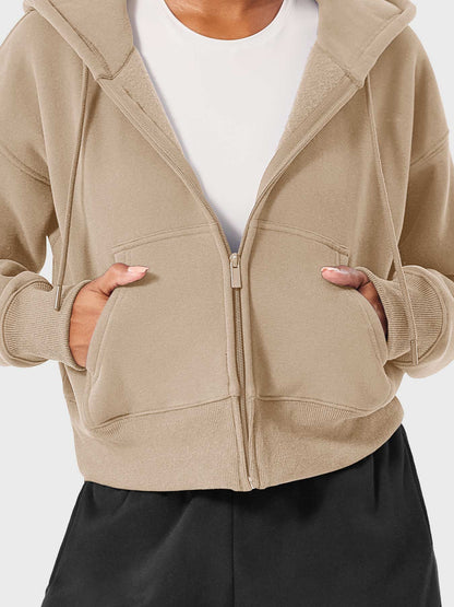 Vaeryn Katrine Zip Up Fleece Hoodies