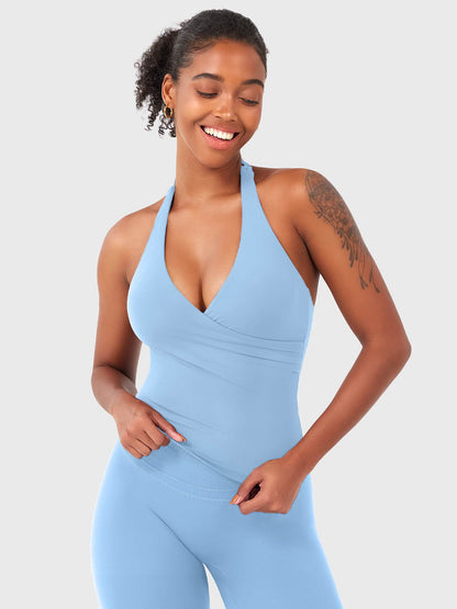 Yeoreo Elevine V Neck Halter Tank