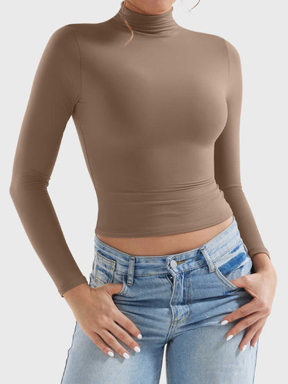 Vaeryn Sariah Turtle Neck Long Sleeves Shirts