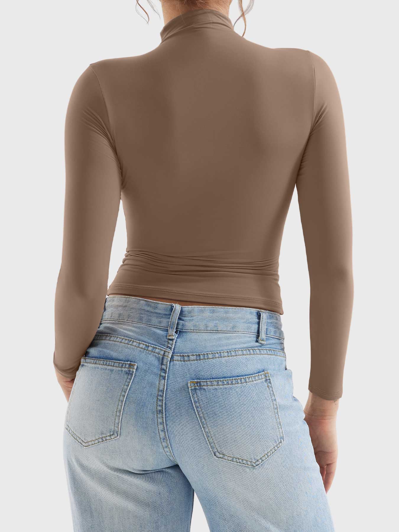 Vaeryn Sariah Turtle Neck Long Sleeves Shirts